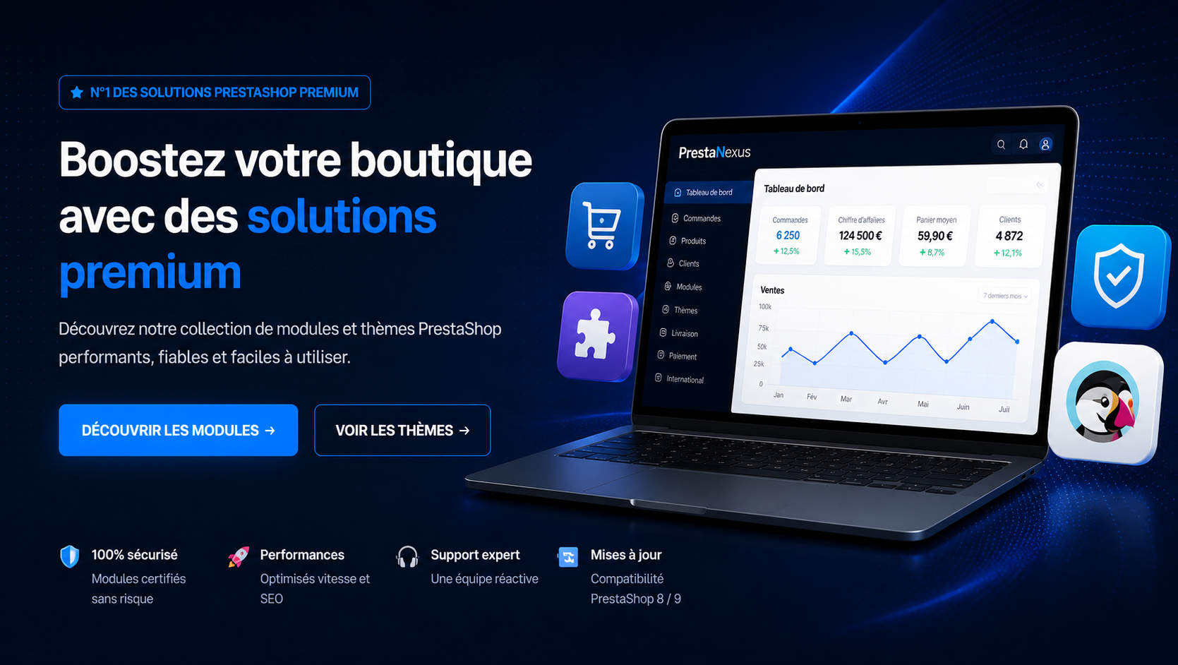 PrestaNexus - modules et thèmes PrestaShop premium